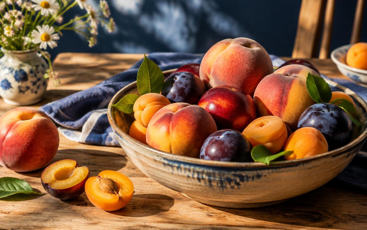 Summer Stone Fruit: Peaches, Plums, Cherries and Apricots
